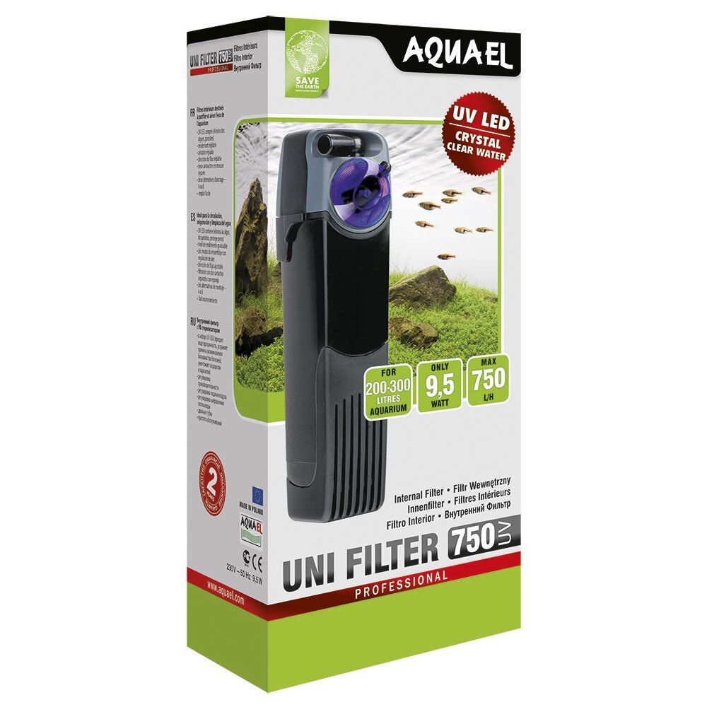 Внутрішній фільтр Aquael «UNI Filter UV 750» для акваріума 200-300 л