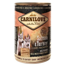 Вологий корм для цуценят Carnilove Salmon & Turkey 400 г (лосось та індичка)