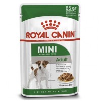 Вологий корм для дорослих собак дрібних порід Royal Canin Mini Adult 85 г (домашня птиця)