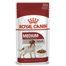 Вологий корм для дорослих собак середніх порід Royal Canin Medium Adult 140 г (домашня птиця)