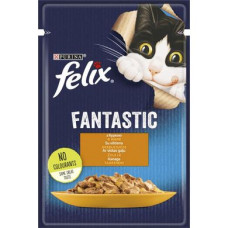 Вологий корм для кошенят Felix Fantastic 85 г (курка)