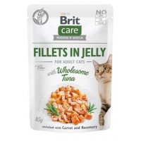Влажный корм для котов Brit Care Cat pouch 85 г (тунец в желе)