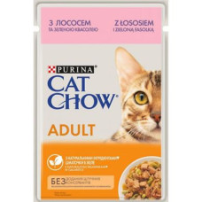 Вологий корм для котів Cat Chow Adult 85 г (лосось та горох)