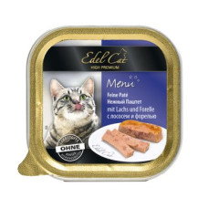 Вологий корм для котів Edel Cat 100 г (паштет лосось та форель)
