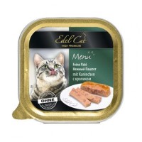 Вологий корм для котів Edel Cat 100 г (паштет з кроликом)