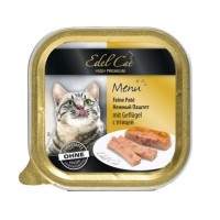 Вологий корм для котів Edel Cat 100 г (паштет з птахом)