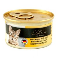 Вологий корм для котів Edel Cat 85 г (мус з птахом)