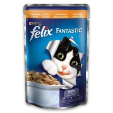 Вологий корм для котів Felix Fantastic 85 г (індичка)