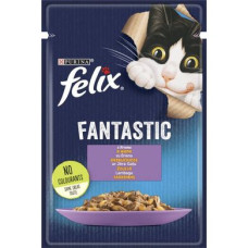 Вологий корм для котів Felix Fantastic 85 г (ягня)
