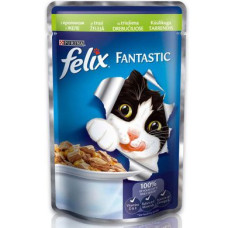 Вологий корм для котів Felix Fantastic 85 г (кролик)