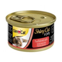 Влажный корм для кошек GimCat Shiny Cat 70 г (лосось и тунец)