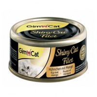 Вологий корм для котів GimCat Shiny Cat Filet 70 г (курка та манго)