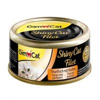 Влажный корм для кошек GimCat Shiny Cat Filet 70 г (тунец и тыква)