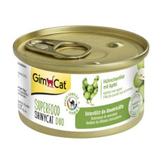 Вологий корм для котів GimCat Superfood 70 г (курка та яблуко)