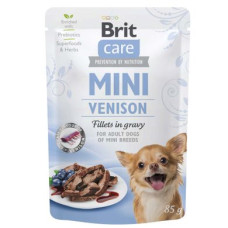 Вологий корм для собак Brit Care Mini pouch 85 g філе в соусі (дичина)