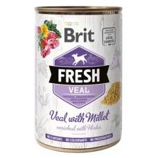 Вологий корм для собак Brit Fresh Veal with Millet 400 г (телятина)