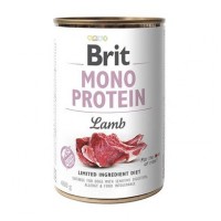 Вологий корм для собак Brit Mono Protein Lamb 400 г (ягня)
