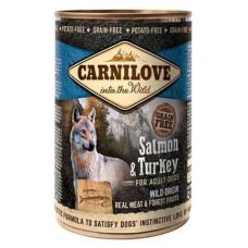Вологий корм для собак Carnilove Salmon & Turkey 400 г (лосось та індичка)