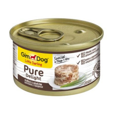 Вологий корм для собак GimDog LD Pure Delight 85 г (курка та яловичина)