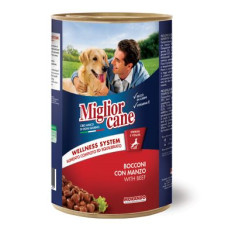 Вологий корм для собак Migliorcane 1250 г (яловичина)