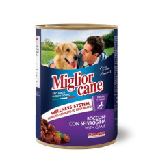 Вологий корм для собак Migliorcane 405 г (дичина)