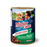 Вологий корм для собак Migliorcane 405 г (яловичина та овочі)