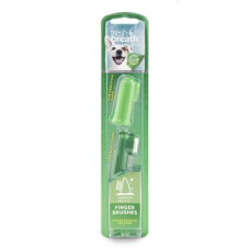 Зубна щітка-напальник та масажна щітка-напальник TropiClean «Fresh Breath», набір - dgs